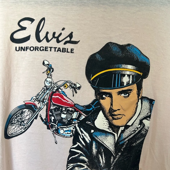Vintage RARE 80’s Elvis unforgettable t-shirt size small - Picture 4 of 5
